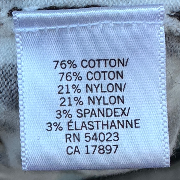 Polka Dot Cardigan Sweater, white & black, 3/4 sleeves, size M - Picture 5 of 5